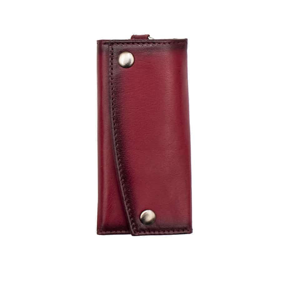Carlton Leather Key Wallet With Hanging Clip
