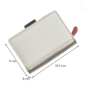 London Metallic Leather Purse 8081-silver-6 800x800