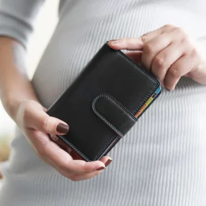 Medium Leather Purse - Jasmine London