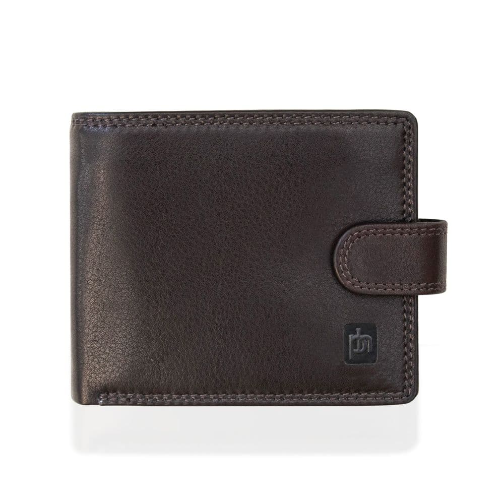 Washington Bifold Tab Fastener Leather Wallet