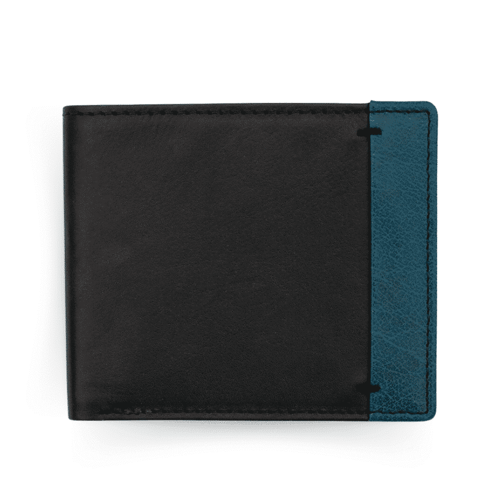 Alpha Leather Bifold Wallet Black