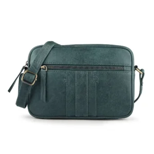 Leather Crossbody Bag Arizona Green-1