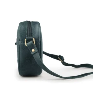 Leather Crossbody Bag Arizona Green-3