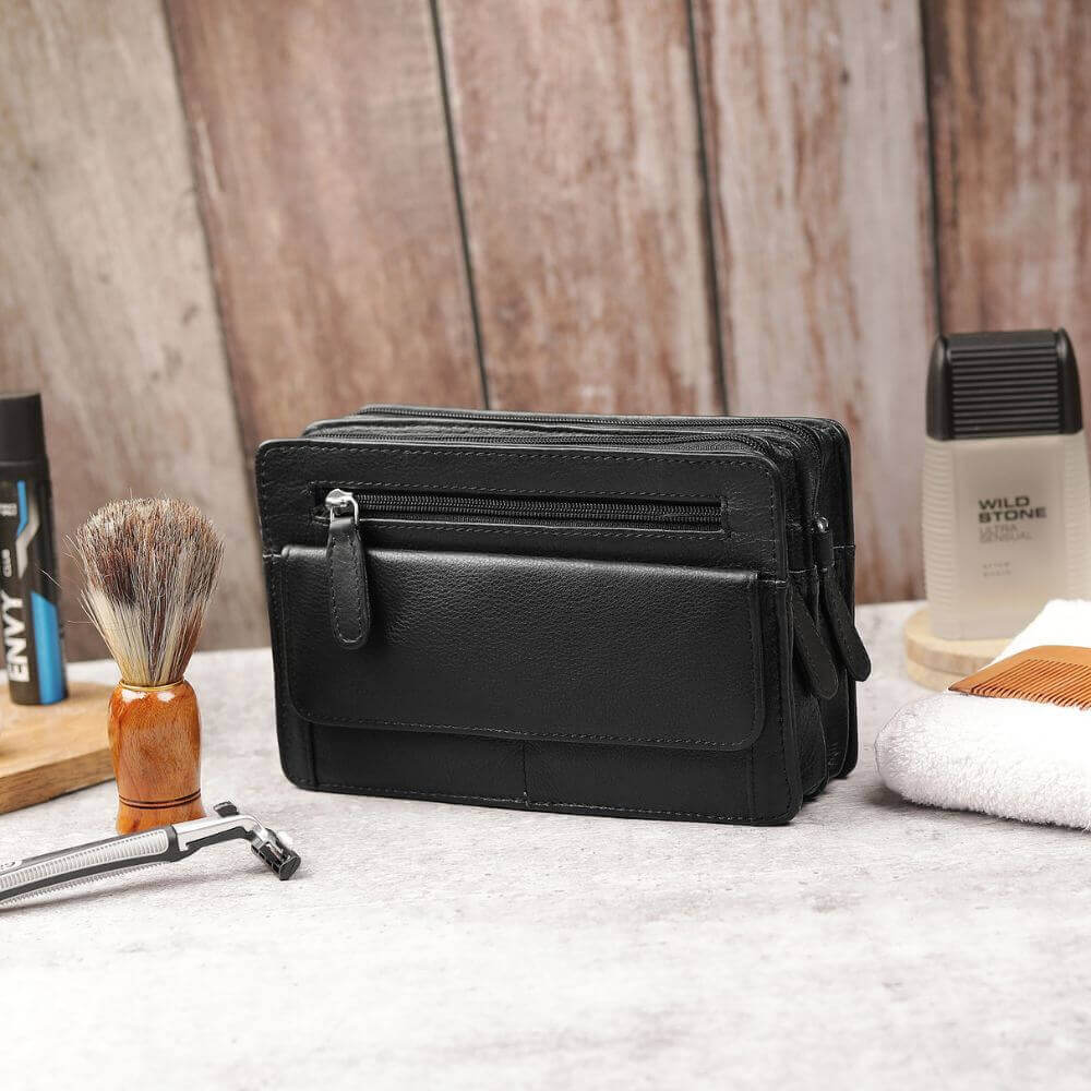 Leather Travel Pouch