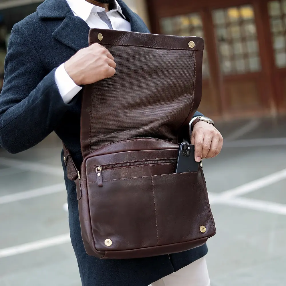 Leather Messenger Bag Tuscan-8