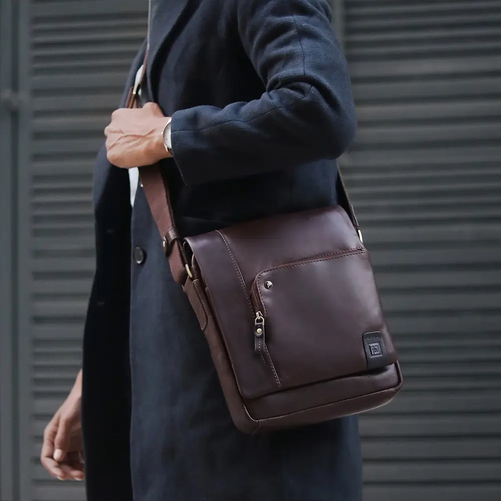 Mens Leather Messenger Bag Tuscan-6