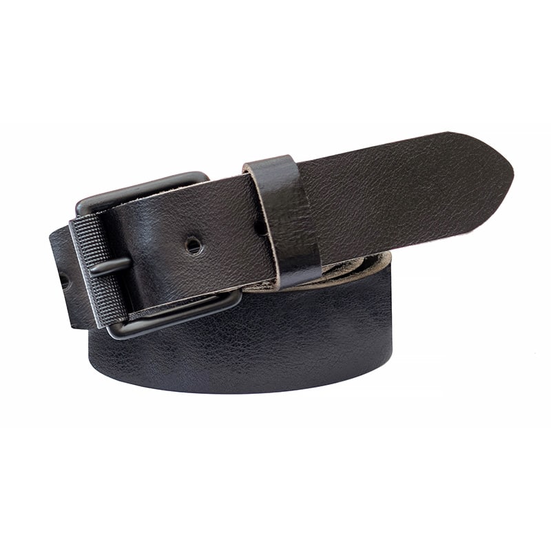 Men's Black Belt 200 Roller Buckle