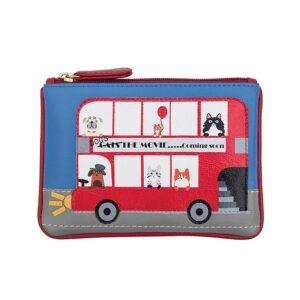 Red Bus Picture Coin Purse