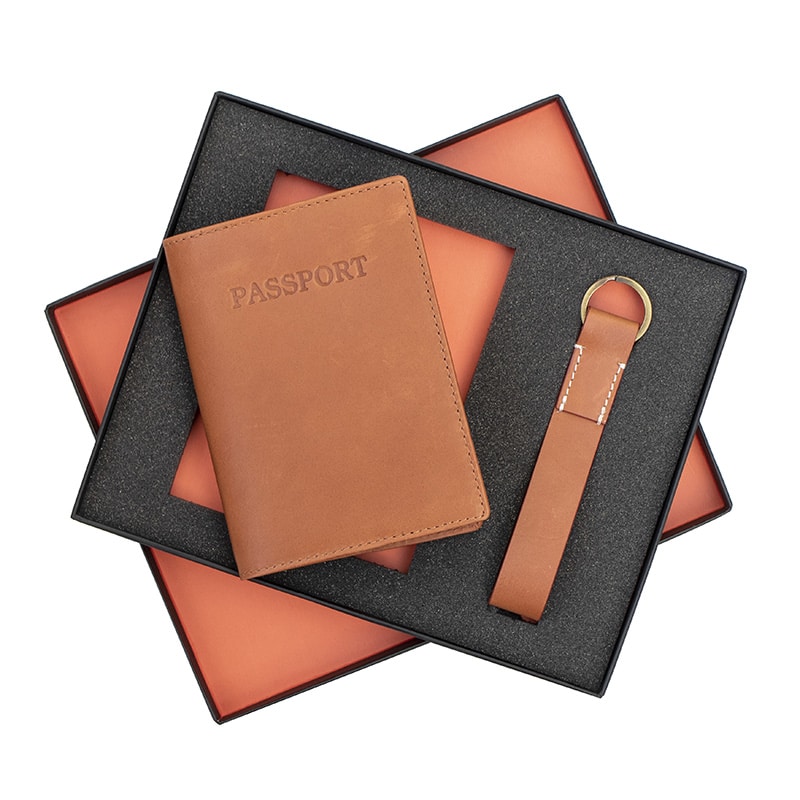 Gift-Set Passport & Keyring Set