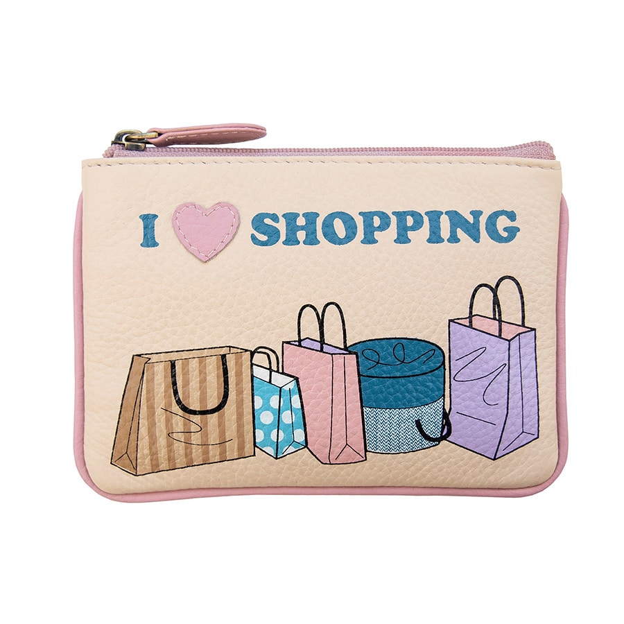 I Love Shopping Coin Purse