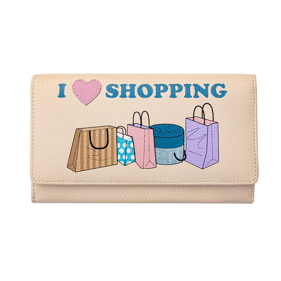 I Love Shopping Picture Purse