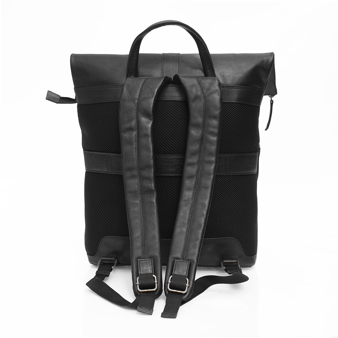 Orion Black Rolltop Rucksack 2001BLK -06