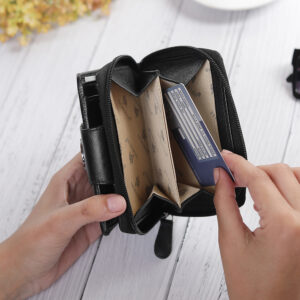 Black Zip Purse Flavia 22211 - 4