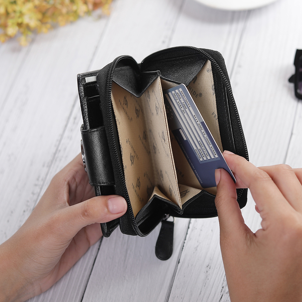 Black Zip Purse Flavia 22211 - 4