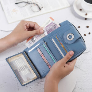 Blue Zip Purse Flavia 22211 - 3