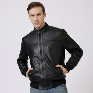 Bomber Leather Jacket Jack Black 6903 3
