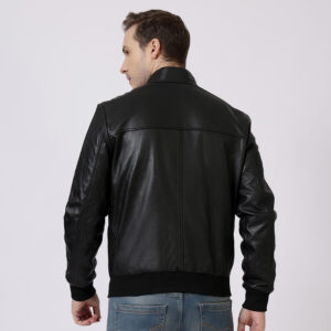 Bomber Leather Jacket Jack Black 6903 4