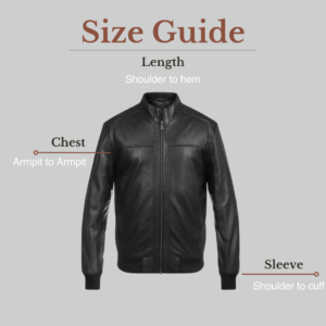 Leather Jacket size guide 2385-ROMAN