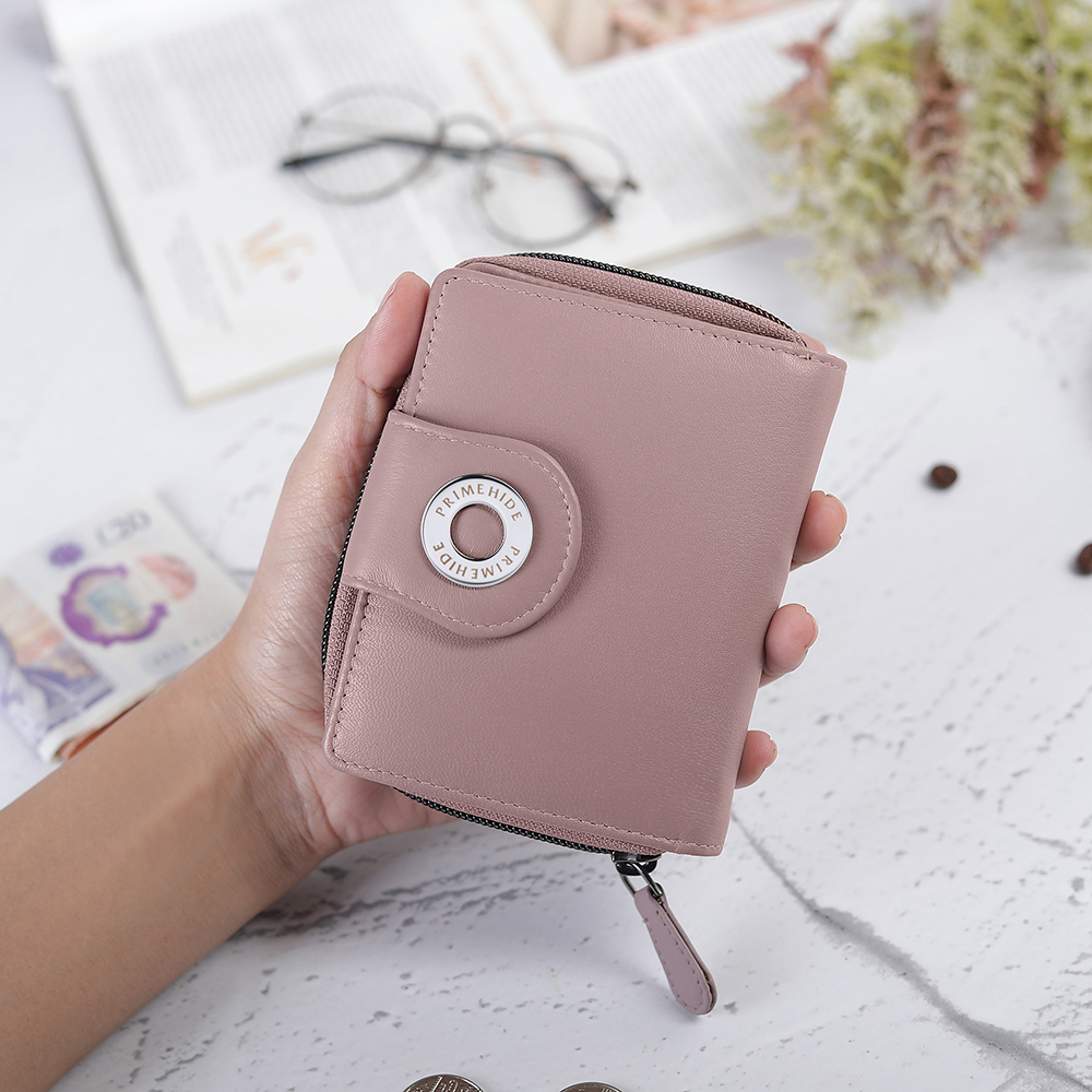 Mauve Pink Zip Purse Flavia 22211 - 2