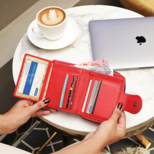 Red Zip Purse Flavia 22211 -2