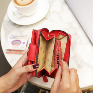 Red Zip Purse Flavia 22211 -4