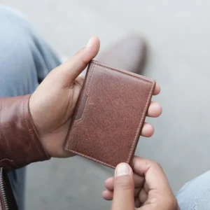 Leather Credit Cardholder - Diego Alperto Brown 01