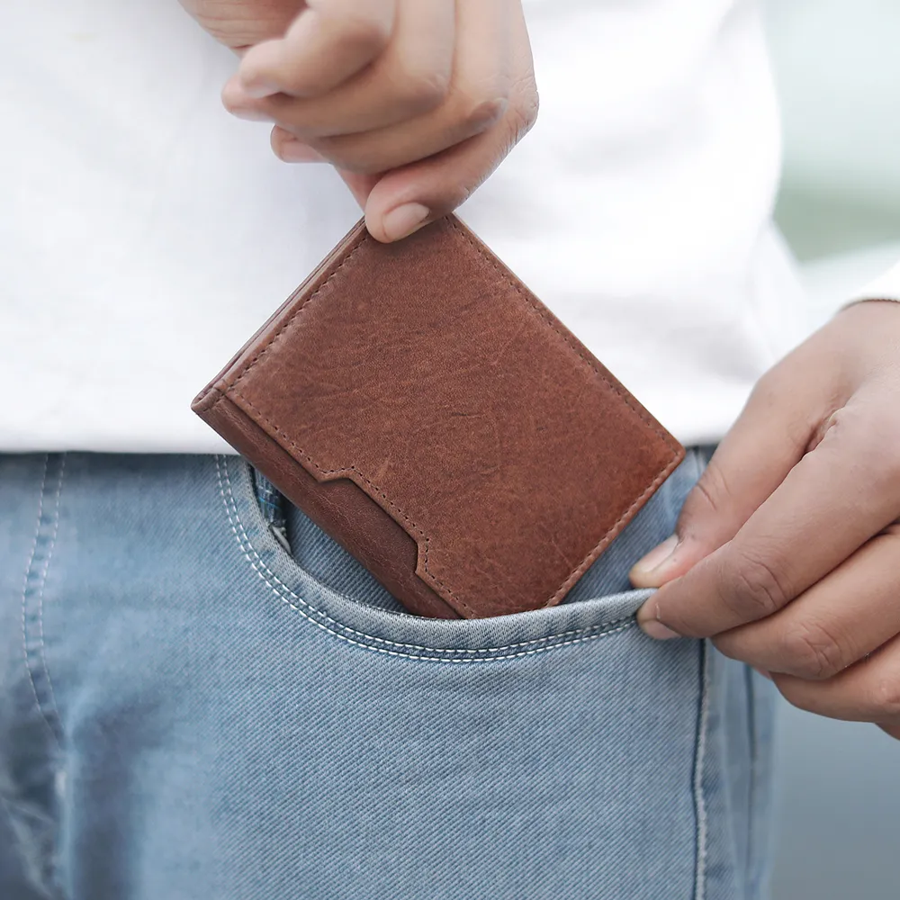 Leather Credit Cardholder - Diego Alperto Brown 05