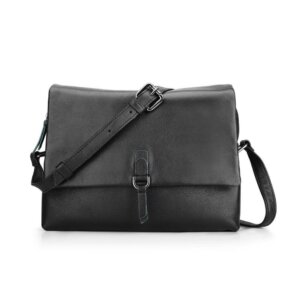 Leather Crossbody Bag with Buckle Detail Reese Hudson