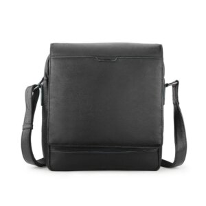 Classic Leather Messenger Bag for Work & Everyday Miles Hudson